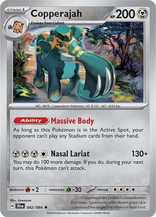 Image for Copperajah (042/064) (SV: Shrouded Fable) - Pokemon