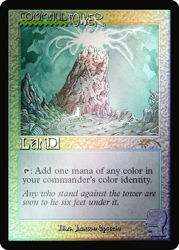Command Tower (1666) (Rainbow Foil) (1666) [SLD] - MTG Single
