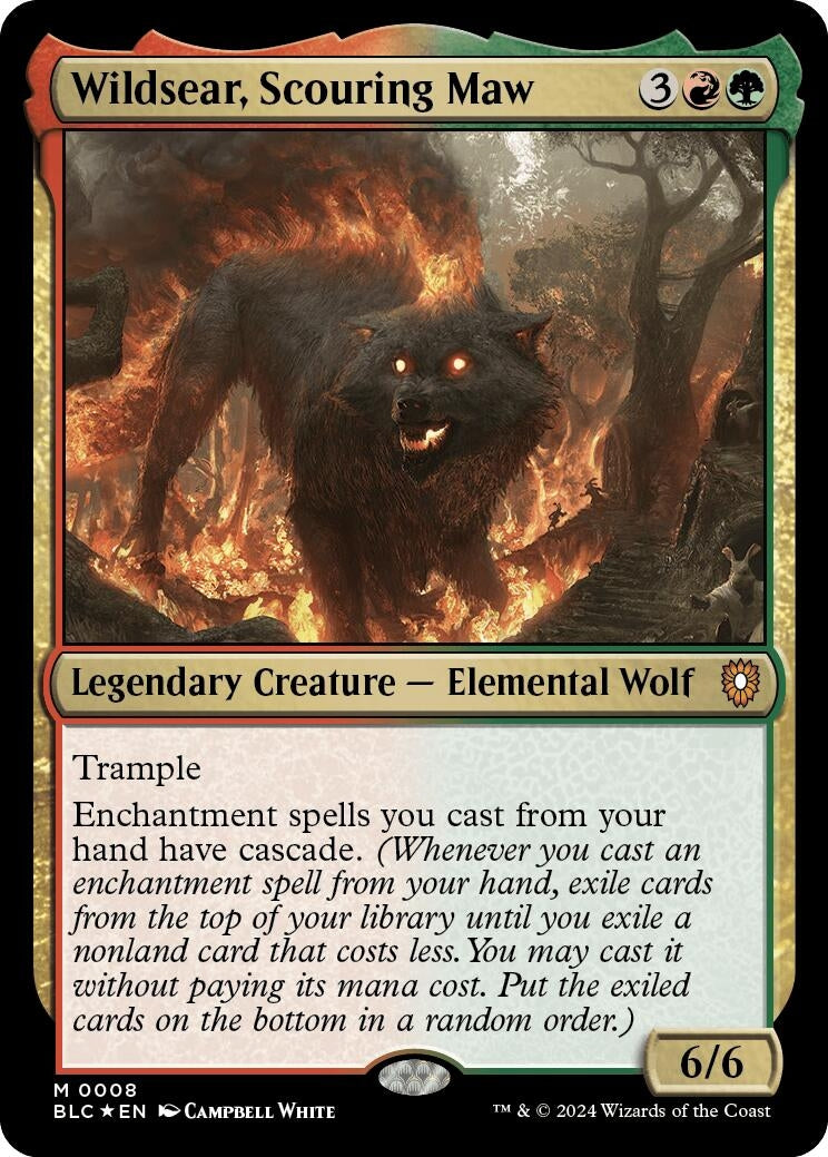 Wildsear Scouring Maw (8) [BLC] - MTG Single