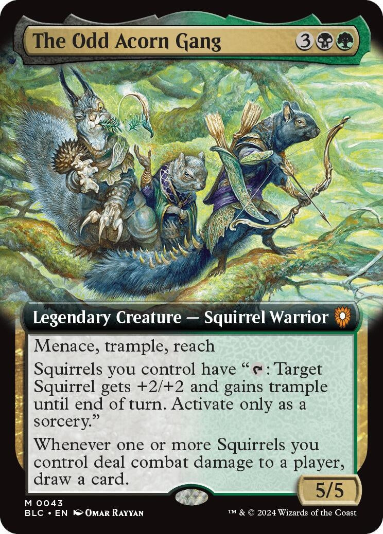The Odd Acorn Gang (Extended Art) (43) [BLC] - MTG Single
