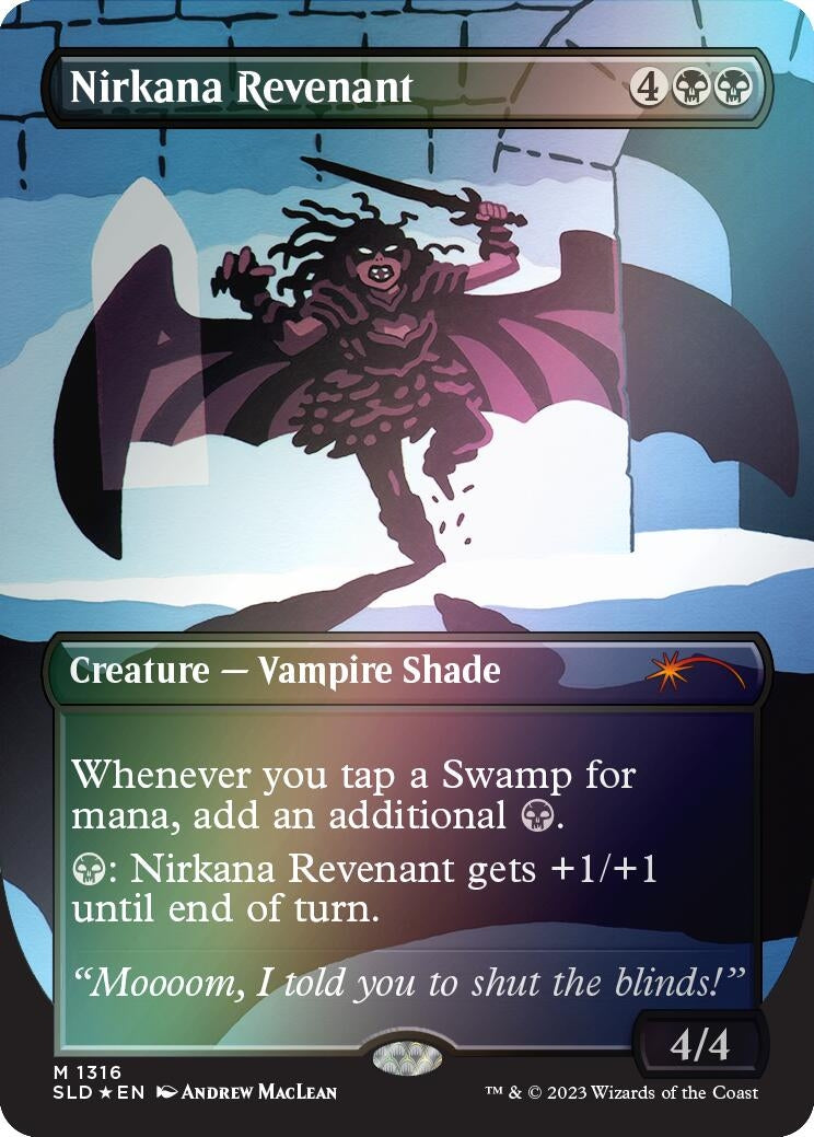 Nirkana Revenant (Rainbow Foil) (1316) [SLD] - MTG Single