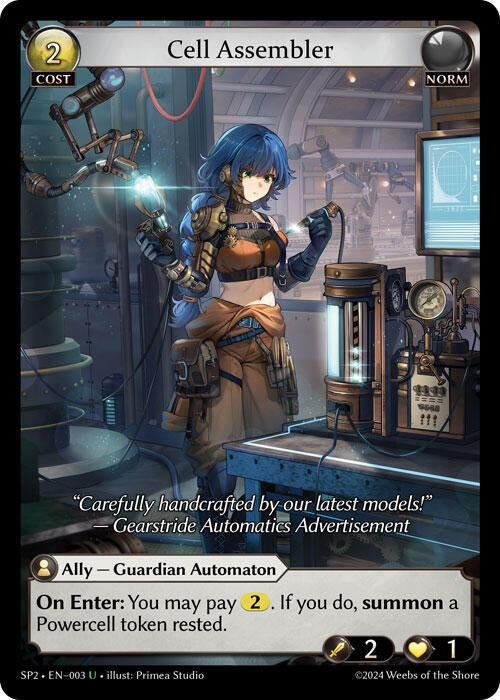 Image for Cell Assembler (003) (Supporter Pack 2) - Grand Archive TCG