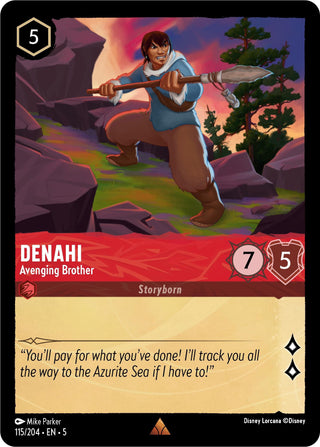 Denahi - Avenging Brother (115) (5) - Disney Lorcana Single