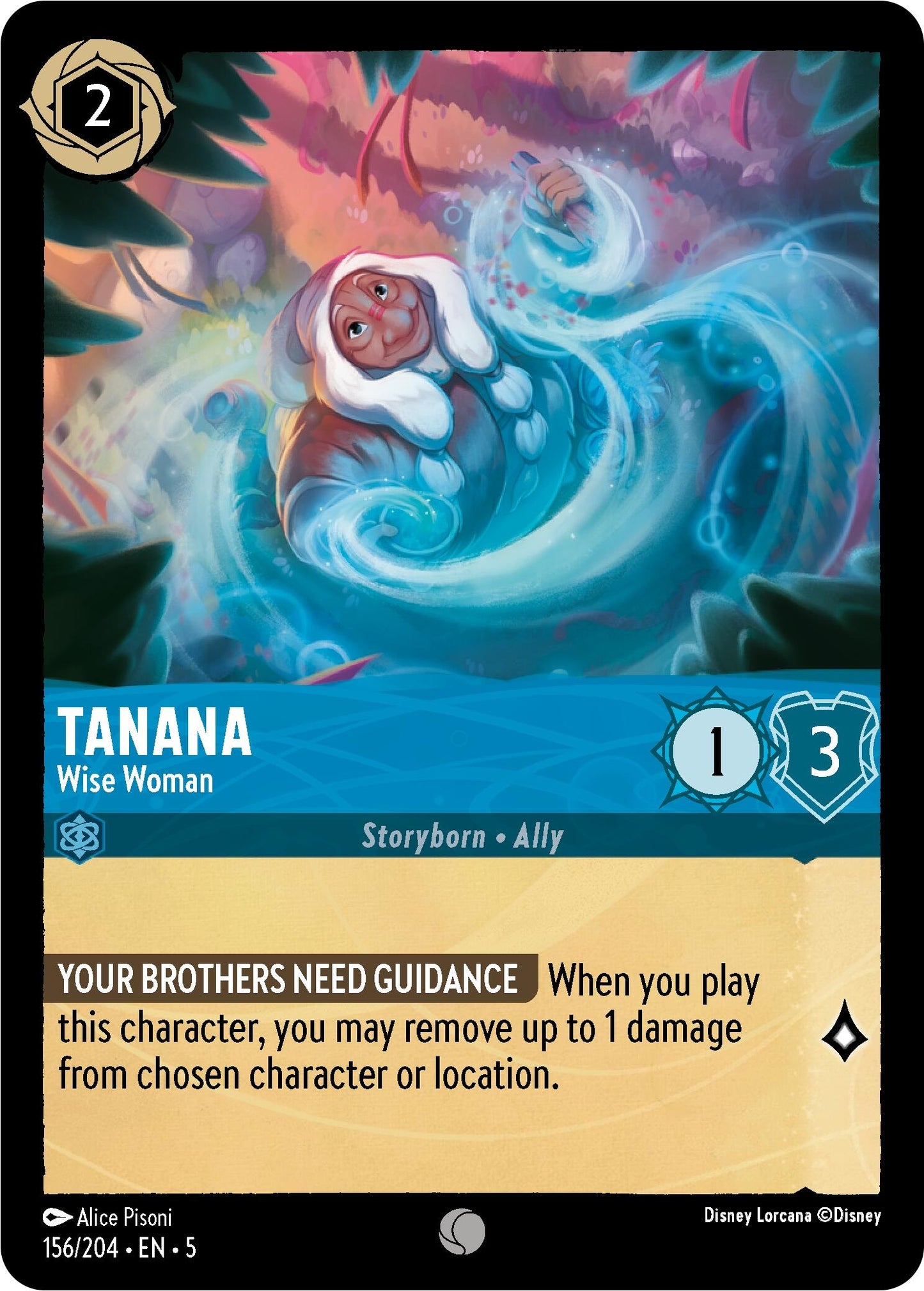 Tanana - Wise Woman (156) (5) - Disney Lorcana Single