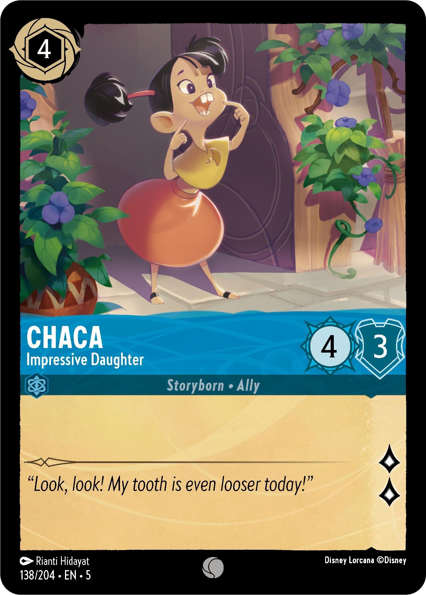 Chaca - Impresive Daughter (138) (5) - Disney Lorcana Single