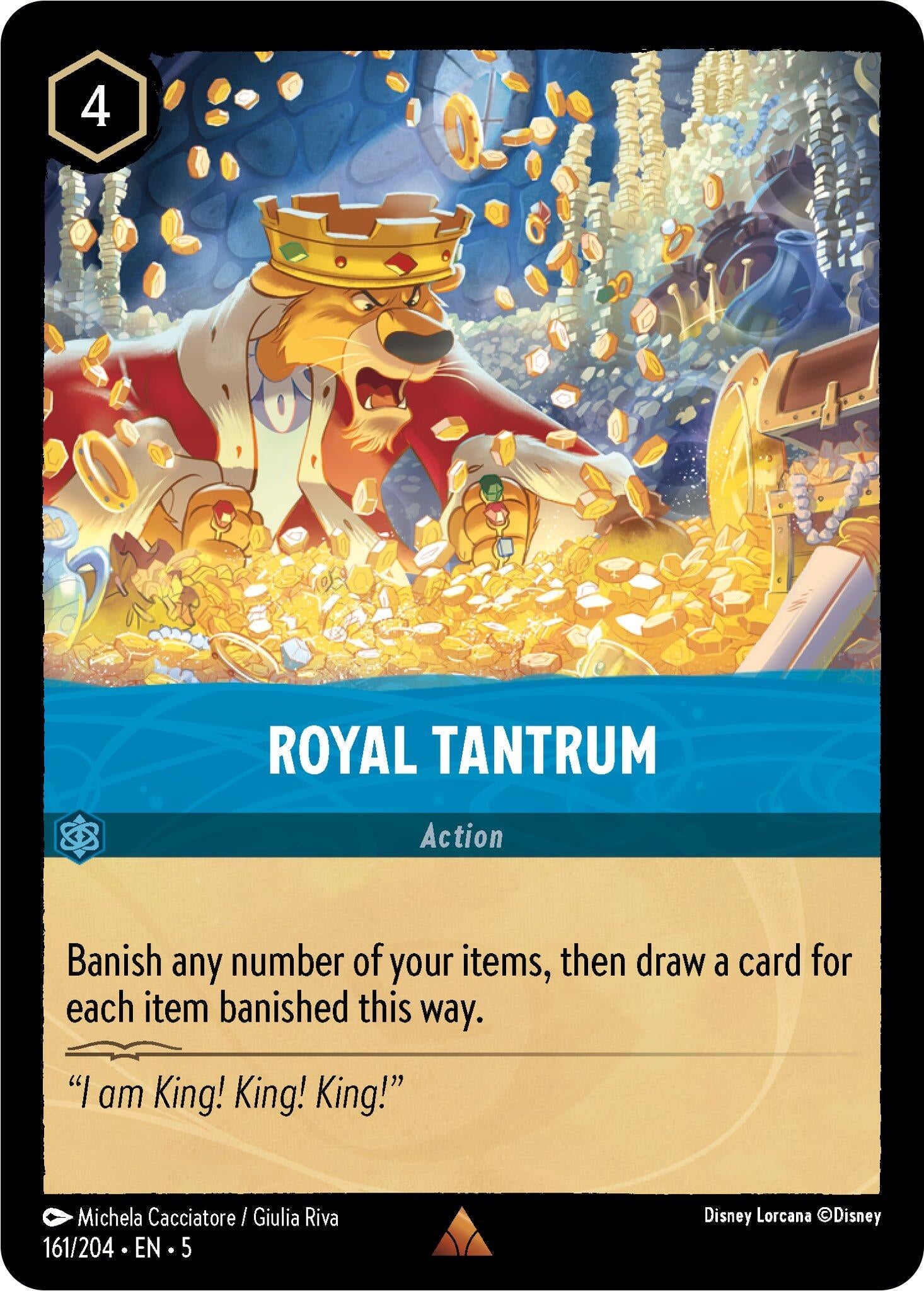 Royal Tantrum (161) (5) - Disney Lorcana Single