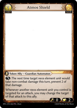 Image for Atmos Shield (026) (Supporter Pack 2) - Grand Archive TCG