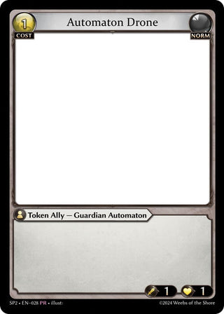 Image for Automaton Drone (028) (Supporter Pack 2) - Grand Archive TCG