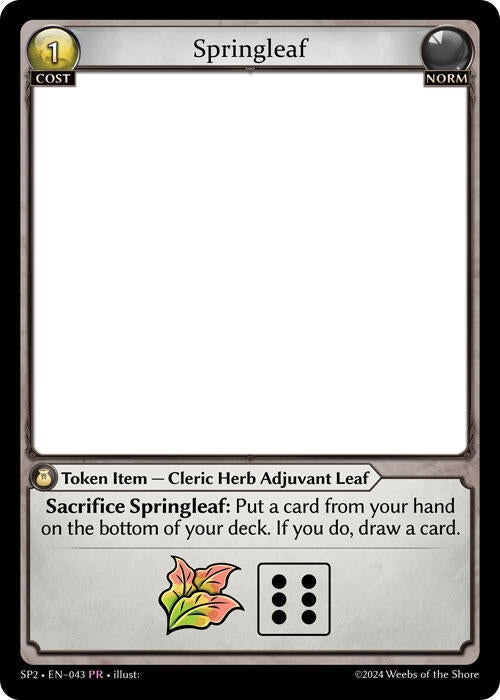 Image for Springleaf (043) (Supporter Pack 2) - Grand Archive TCG