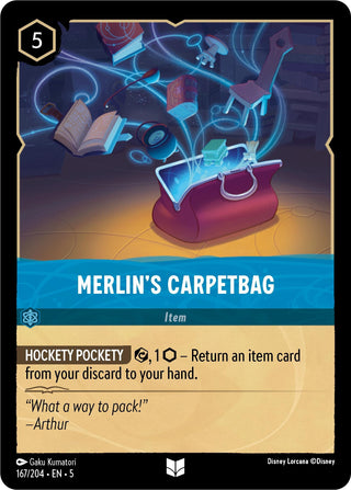 Merlin’s Carpetbag (167) (5) - Disney Lorcana Single