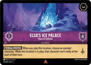 Elsa’s Ice Palace - Place of Solitude (67) (5) - Disney Lorcana Single