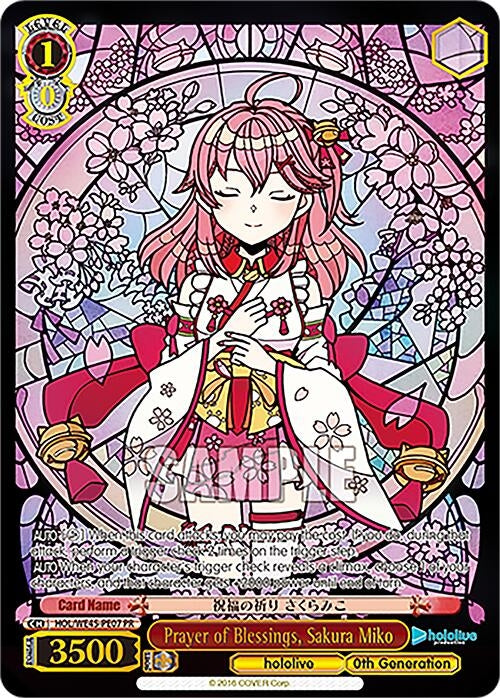 Prayer of Blessings Sakura Miko (PR) (4507) [HOL] - Weiss Schwarz Single