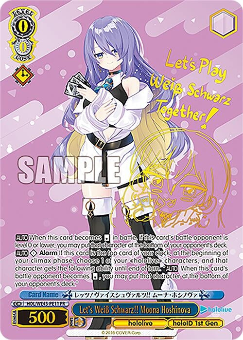 Let’s Weiss Schwarz!! Moona Hoshinova (PR) (4511) [HOL] - Weiss Schwarz Single