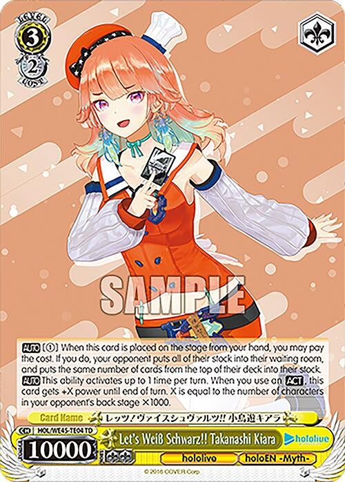 Let’s Weiss Schwarz!! Takanashi Kiara (4504) [HOL] - Weiss Schwarz Single