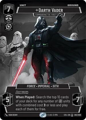 Darth Vader - Commanding the First Legion (CE2024) - Star Wars: Unlimited Single