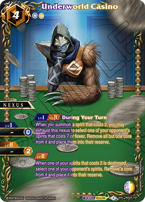 Underworld Casino (Box Topper) [BSSP] - Battle Spirits Saga Single