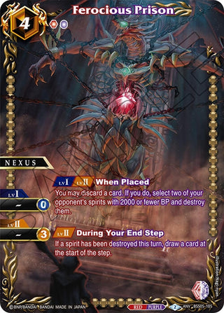 Ferocious Prison (Box Topper) [BSSP] - Battle Spirits Saga Single