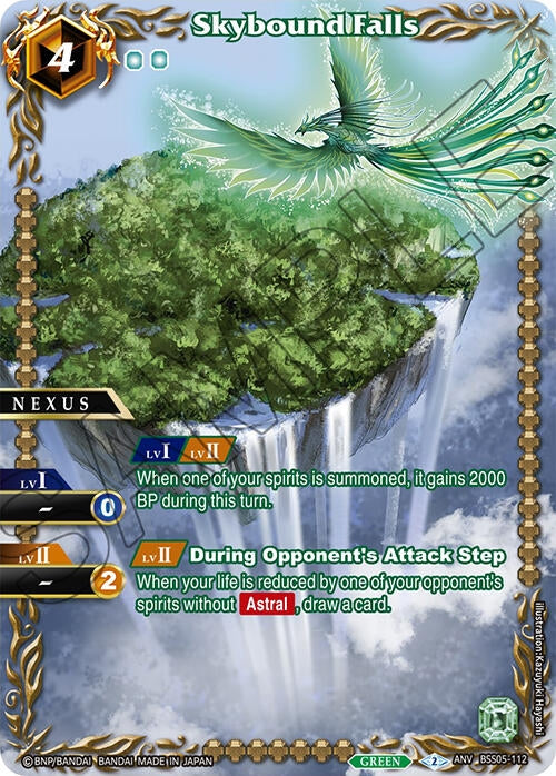 Skybound Falls (Box Topper) (5112) [BSSP] - Battle Spirits Saga Single