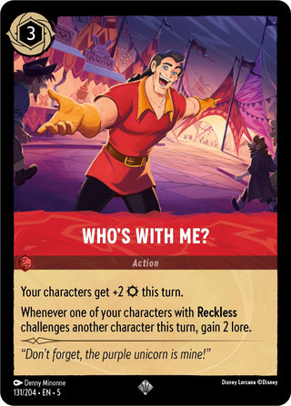 Who’s With Me? (131) (5) - Disney Lorcana Single