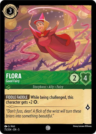 Flora - Good Fairy (75) (5) - Disney Lorcana Single