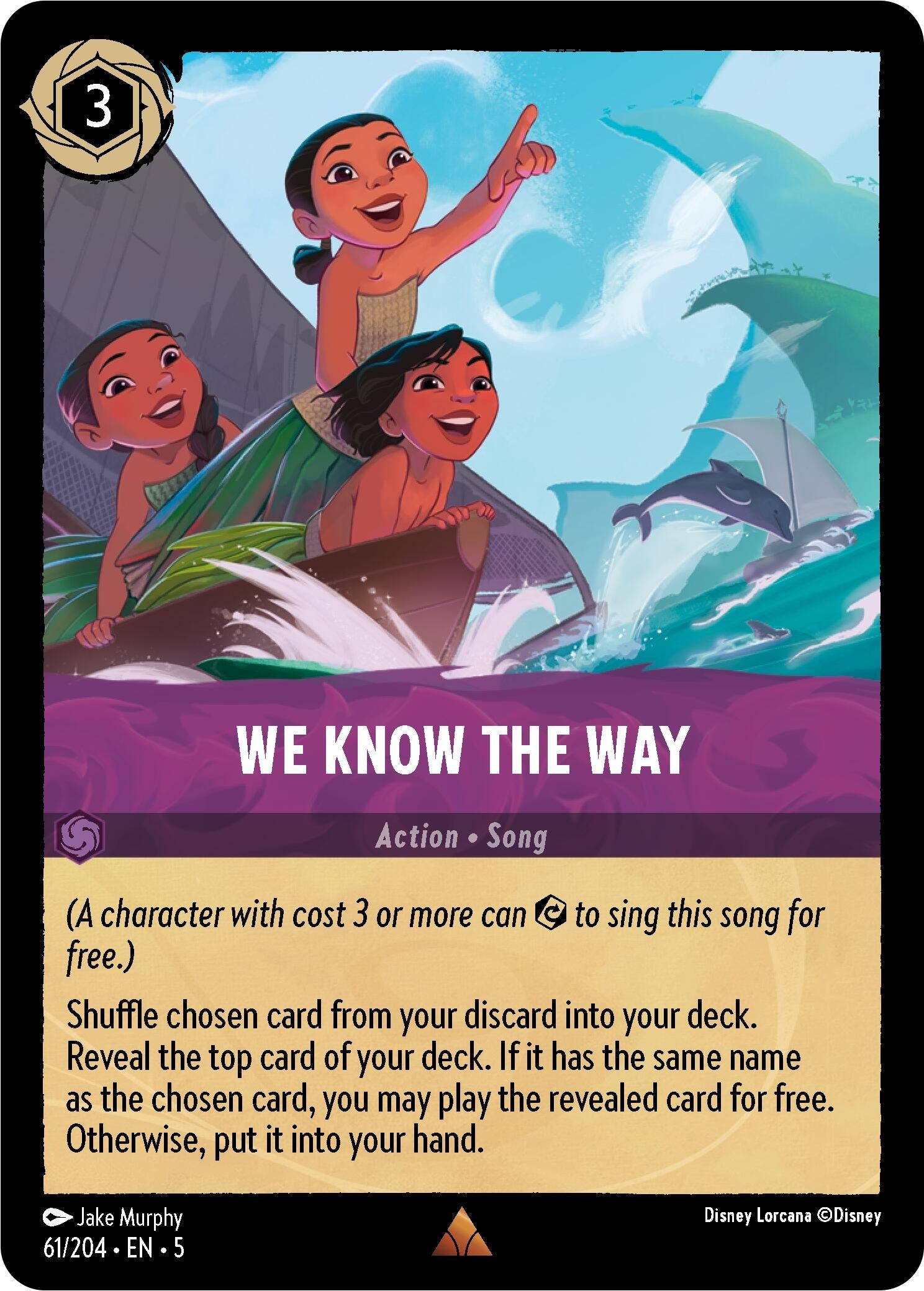 We Know the Way (61) (5) - Disney Lorcana Single