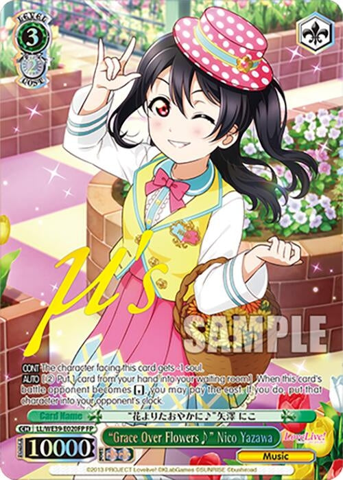 ’Grace Over Flowers’ Nico Yazawa (FP) (39020) [LL] - Weiss Schwarz Single