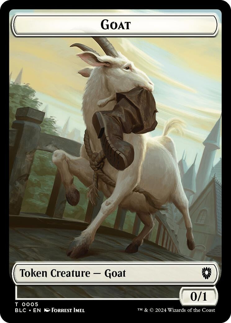 Goat // Wolf (032) Double-Sided Token (0) [BLC] - MTG Single