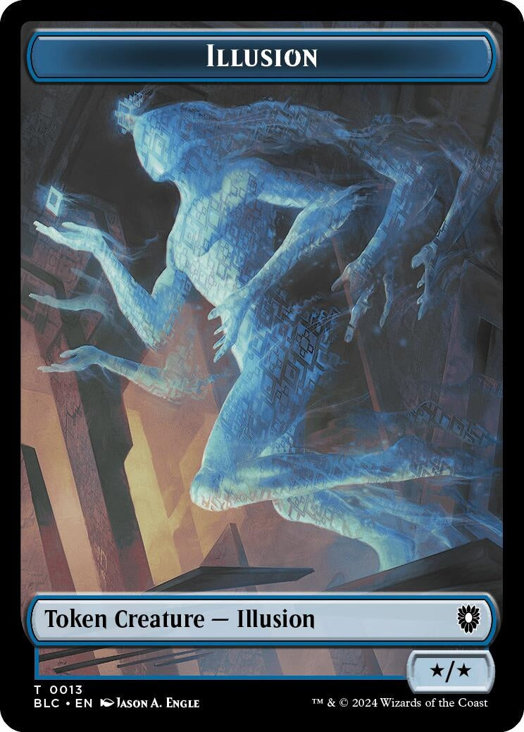 Illusion // Goblin Double-Sided Token (0) [BLC] - MTG Single