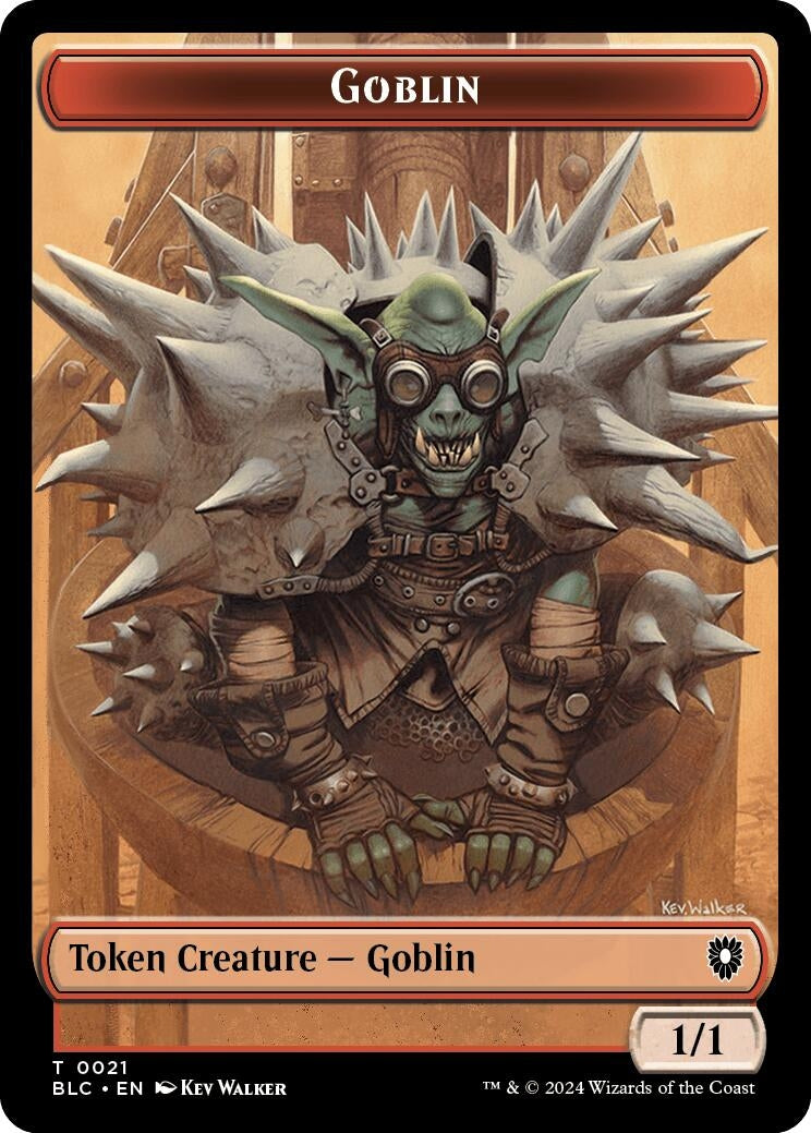 Goblin // Thopter Double-Sided Token (0) [BLC] - MTG Single