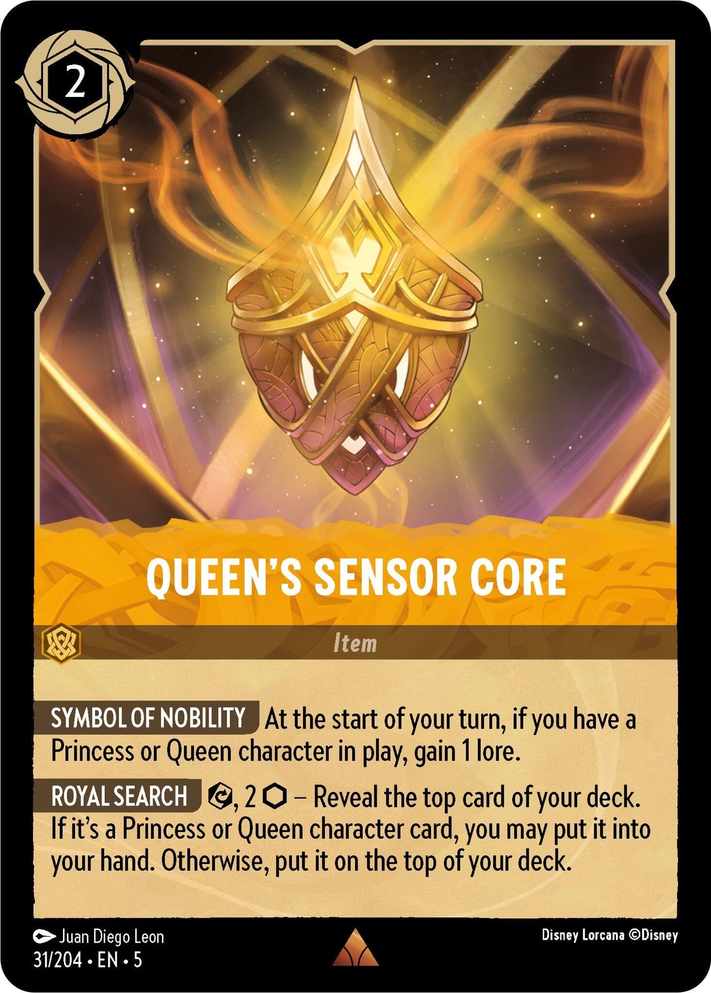 Queen’s Sensor Core (31) (5) - Disney Lorcana Single