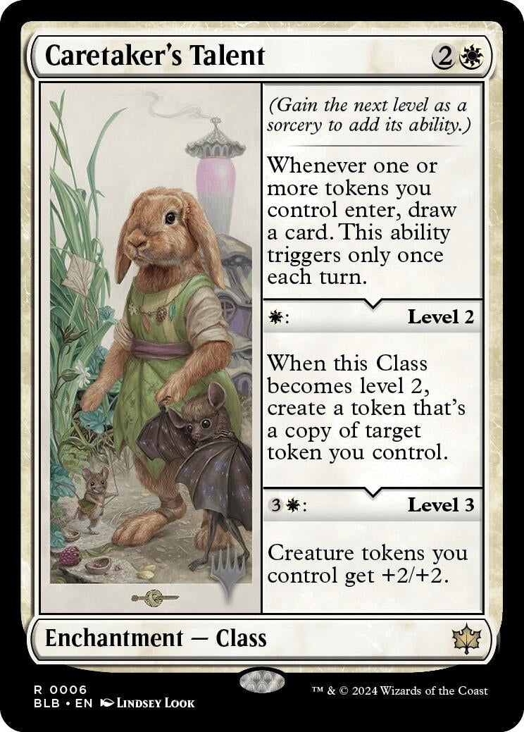 Caretaker’s Talent (6) [PPBLB] - MTG Single