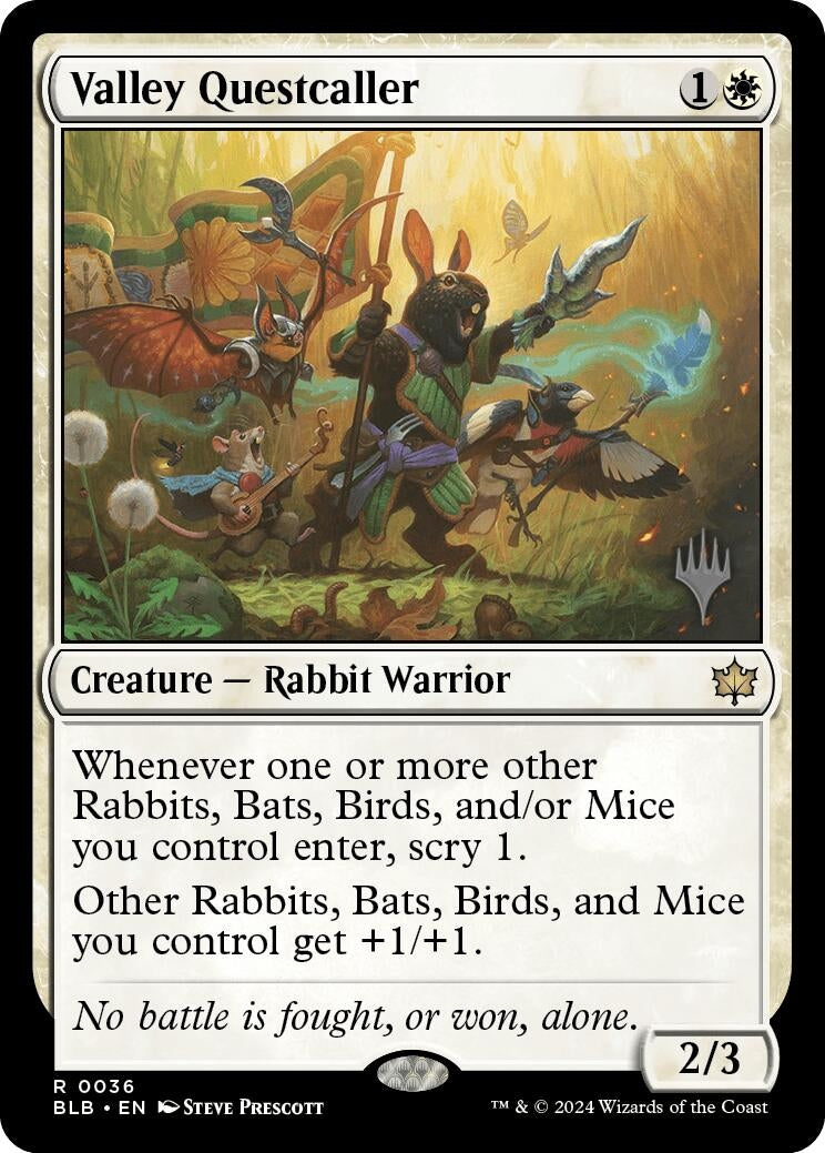 Valley Questcaller (36) [PPBLB] - MTG Single