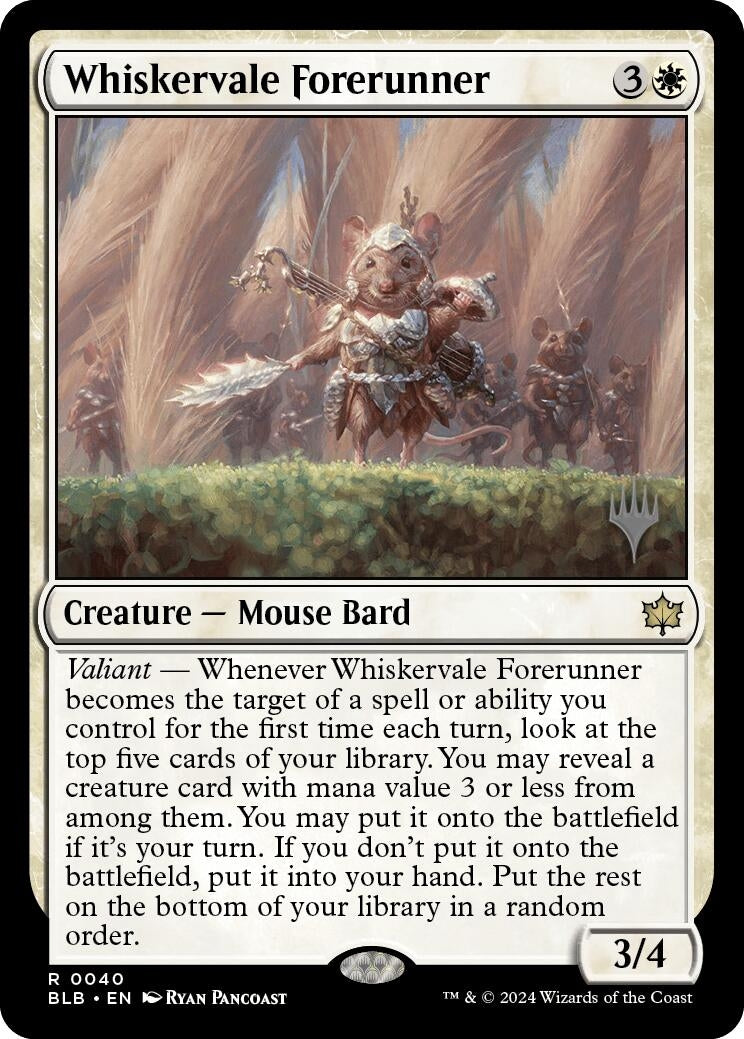 Whiskervale Forerunner (40) [PPBLB] - MTG Single