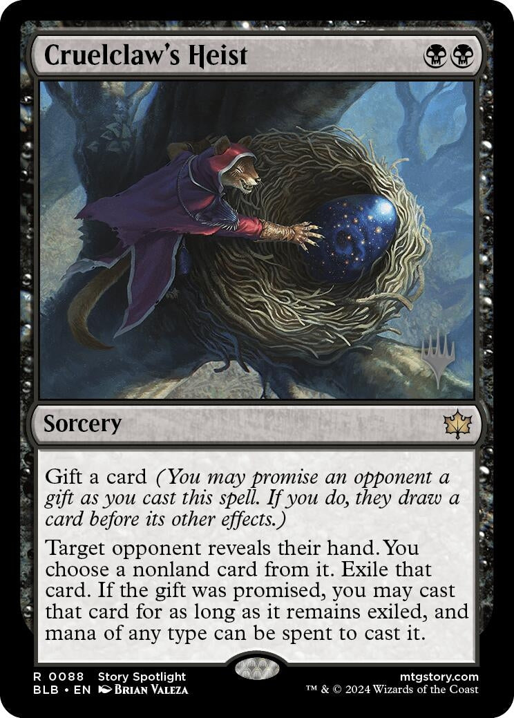 Cruelclaw’s Heist (88) [PPBLB] - MTG Single