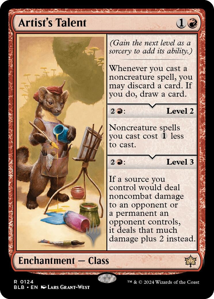 Artist’s Talent (124) [PPBLB] - MTG Single