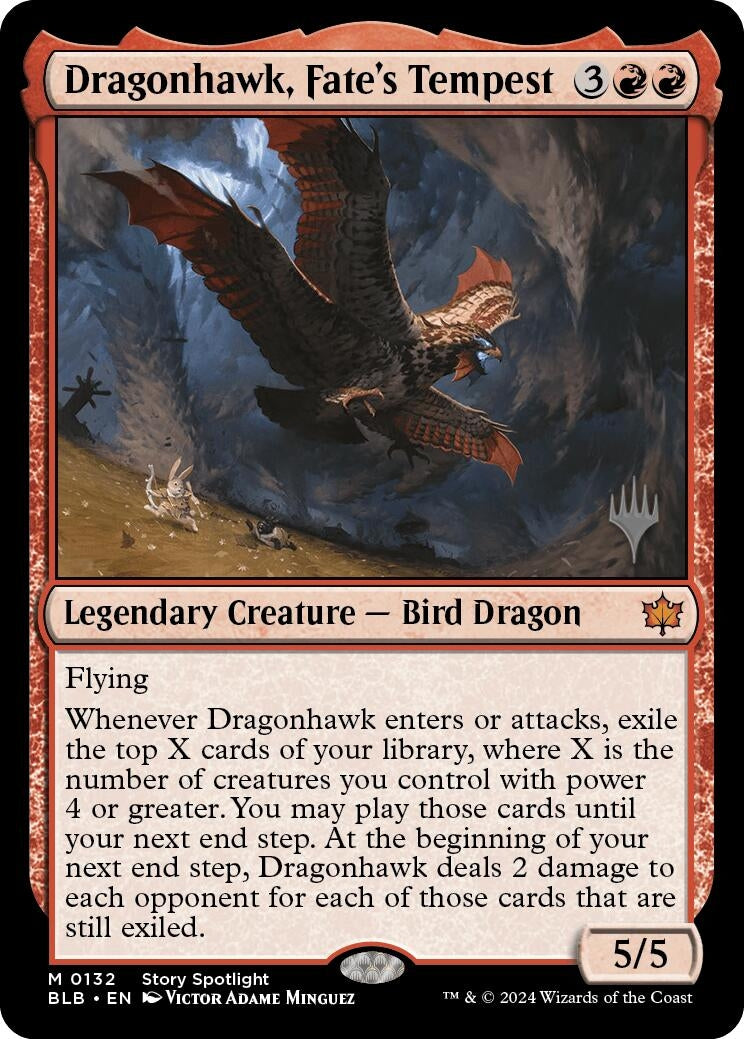 Dragonhawk Fate’s Tempest (132) [PPBLB] - MTG Single