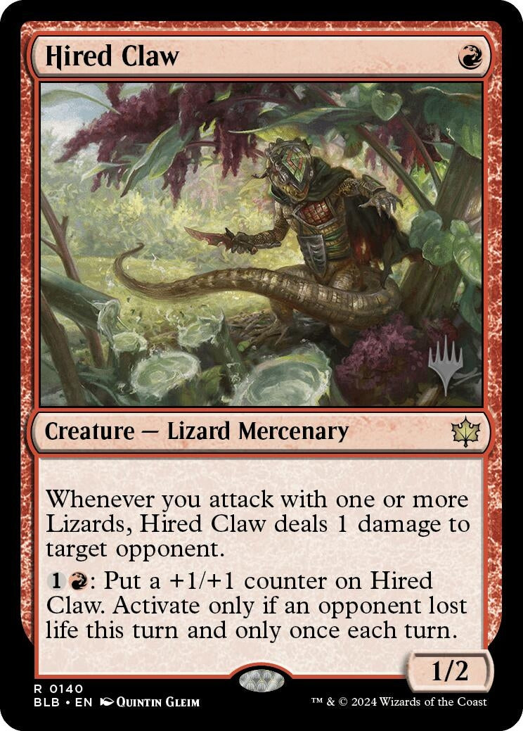 Hired Claw (140) [PPBLB] - MTG Single