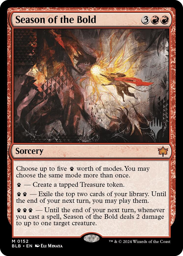 Season of the Bold (152) [PPBLB] - MTG Single