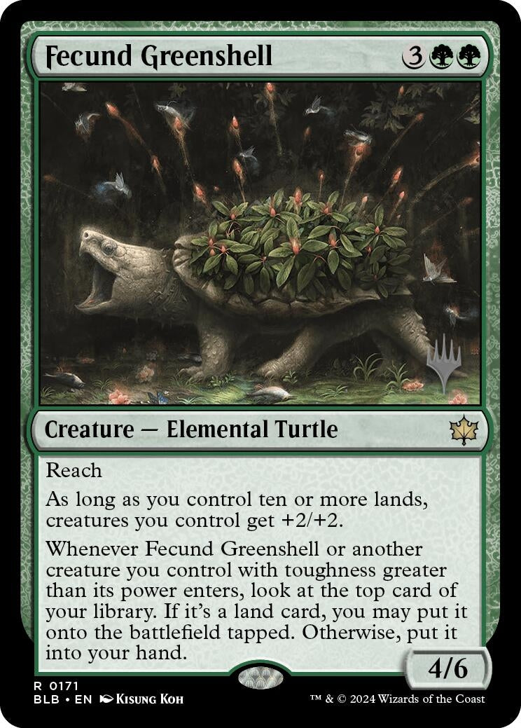 Fecund Greenshell (171) [PPBLB] - MTG Single
