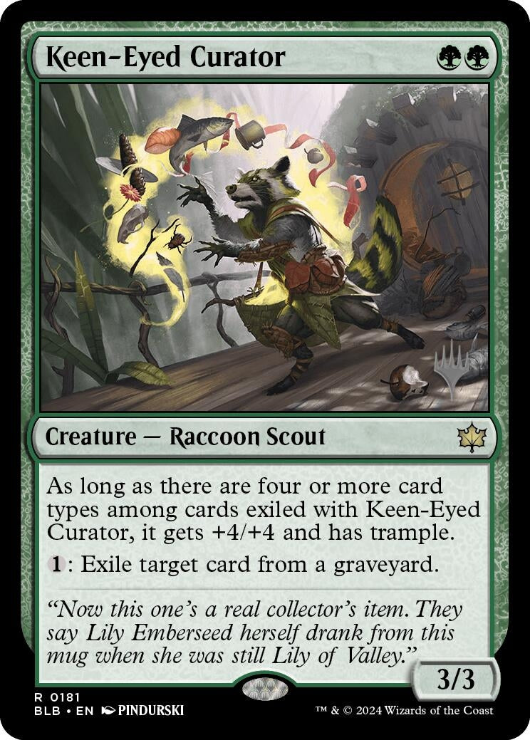 Keen-Eyed Curator (181) [PPBLB] - MTG Single