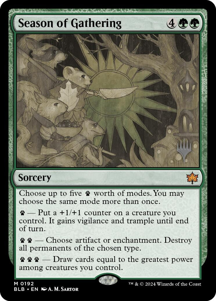 Season of Gathering (192) [PPBLB] - MTG Single