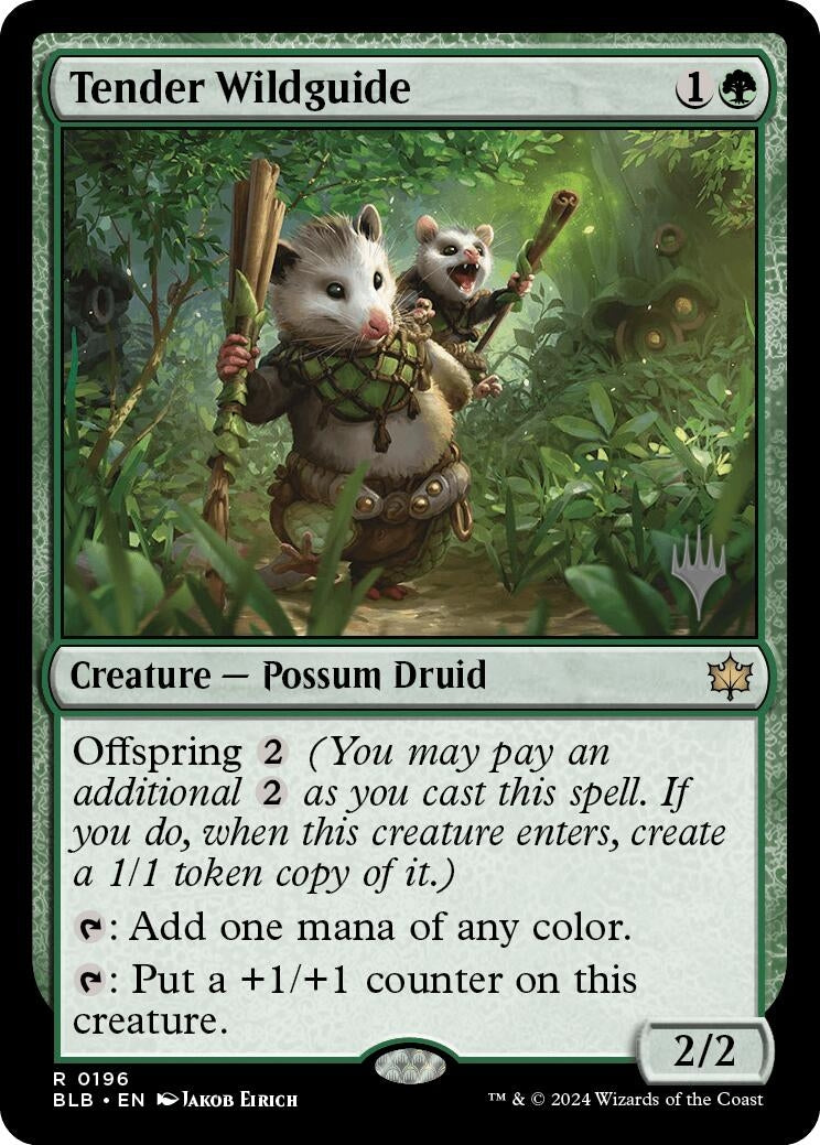 Tender Wildguide (196) [PPBLB] - MTG Single