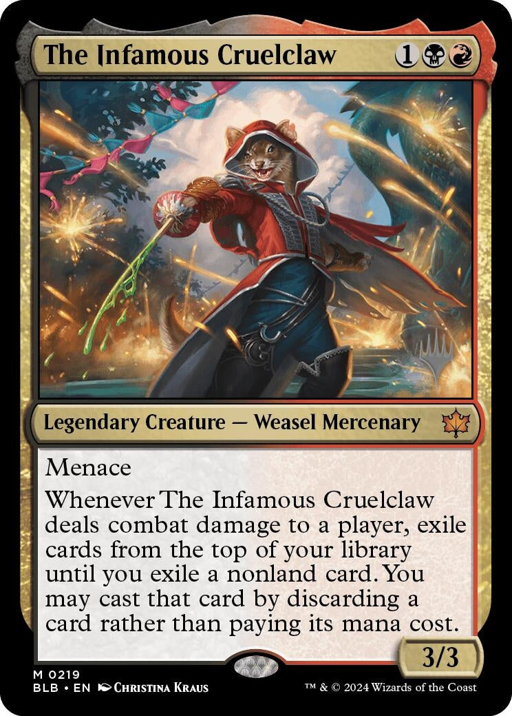 The Infamous Cruelclaw (219) [PPBLB] - MTG Single