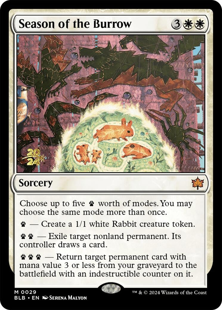 Season of the Burrow (29) [PRE] - MTG Single