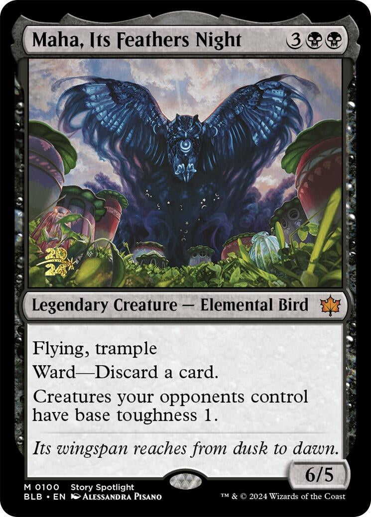 Maha Its Feathers Night (100) [PRE] - MTG Single