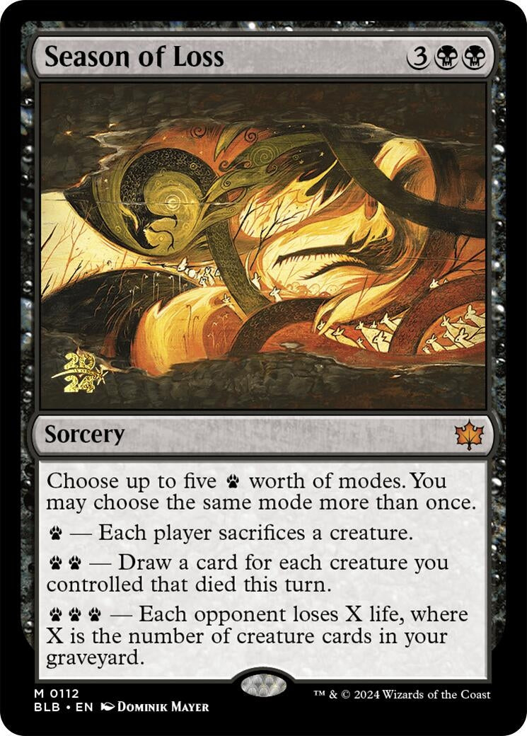 Season of Loss (112) [PRE] - MTG Single