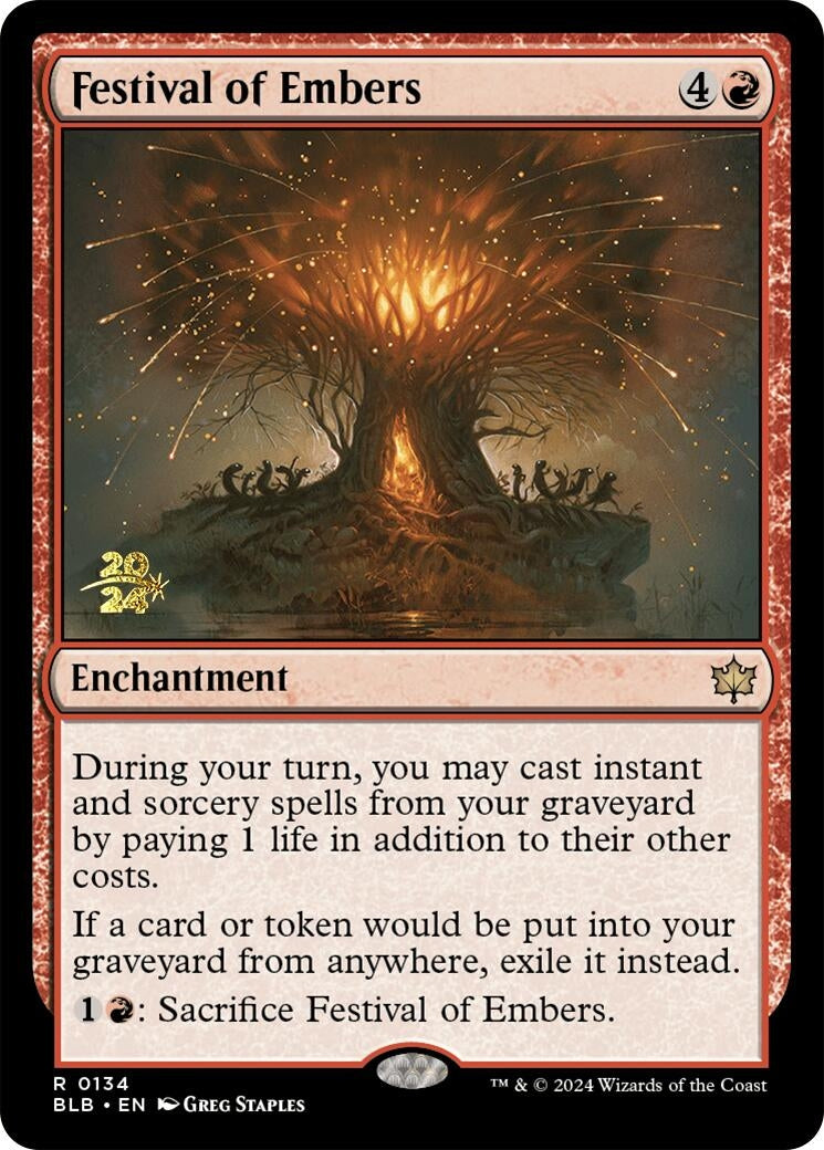 Festival of Embers (134) [PRE] - MTG Single