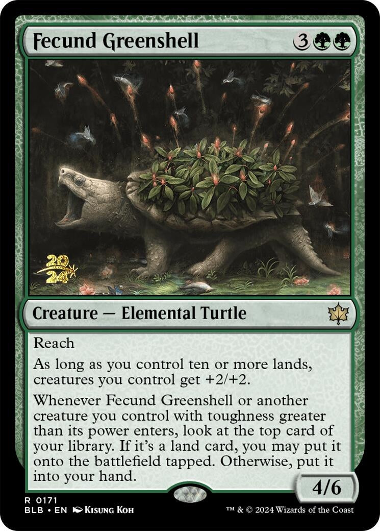 Fecund Greenshell (171) [PRE] - MTG Single