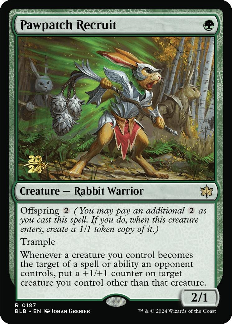 Pawpatch Recruit (187) [PRE] - MTG Single