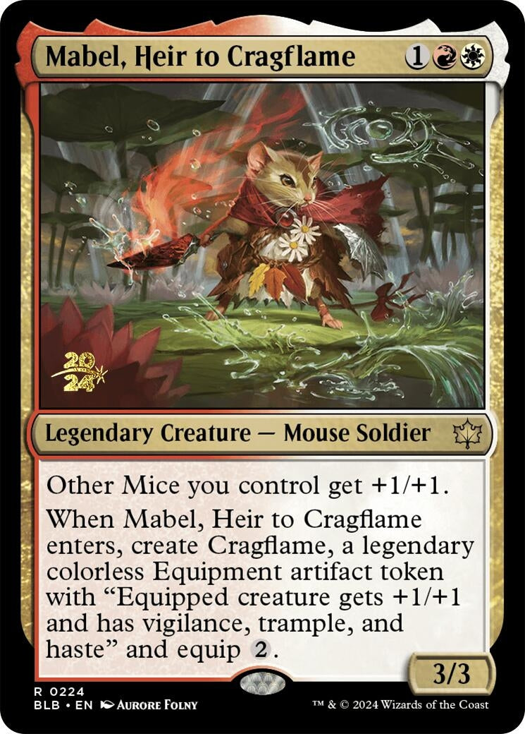 Mabel Heir to Cragflame (224) [PRE] - MTG Single